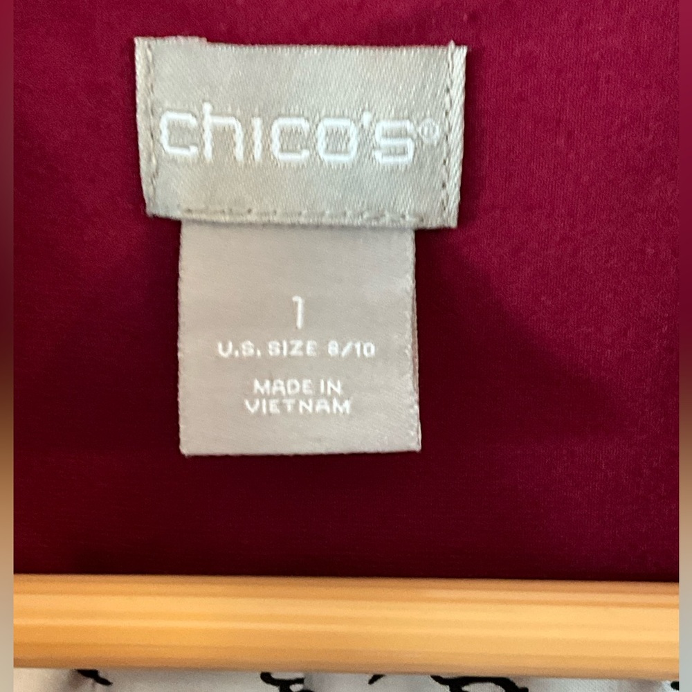 Chico's Ponte Jacket Blazer Size 1 (Standard 8/10) - Picture 4 of 7